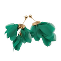 FABRIC PETAL EARRINGS