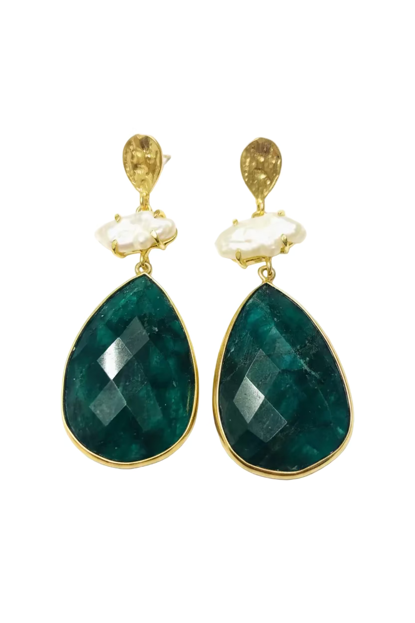 EARRINGS DARK ESMERALDA