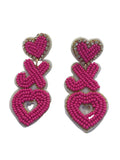 PINK BRILLIANT EARRINGS - XOXO