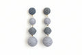 COLOURED ROUND SPHERE EARRINGS
