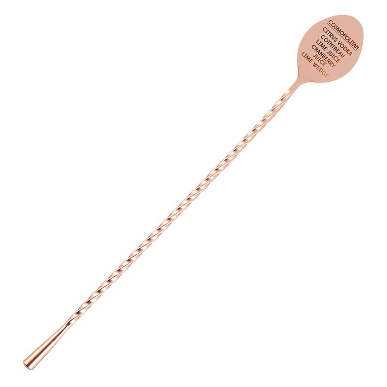 ROSE GOLD BAR SPOON