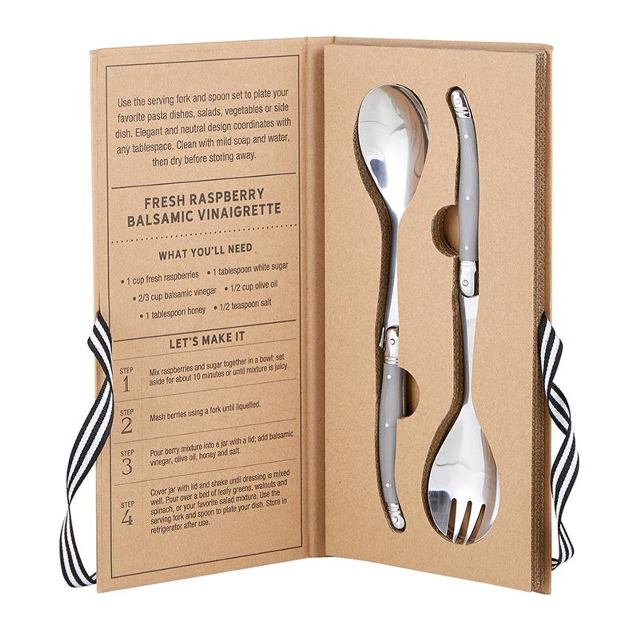 SALAD SERVERS BOOK BOX - SERVE UP