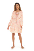 JAIPUR LISBON SHORT DRESS CORAL