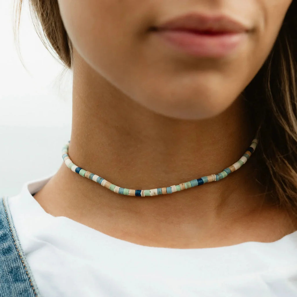 Mauna Kea Beaded NECKLACE - Sax Style