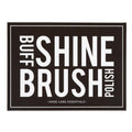 Shoe Care Essentials Book Box - Buff Shine Brush Polish