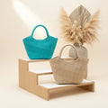 Little Betty Mini Straw Purse Zippered Handbag