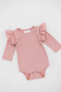 Vintage Pink Flutter Bodysuit