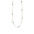 Kemboja Pastel Beaded Necklace - Sax Style
