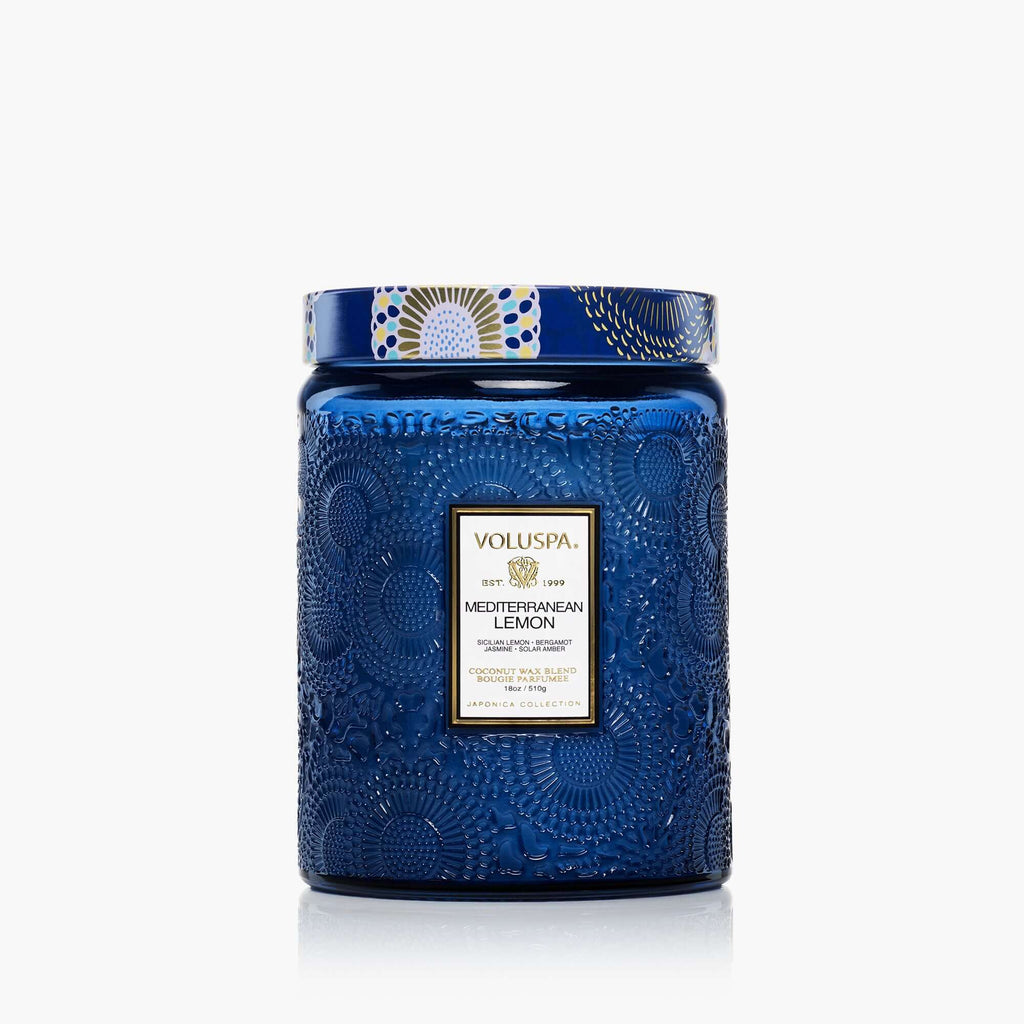 Mediterranean Lemon Large Jar Candle 180Z