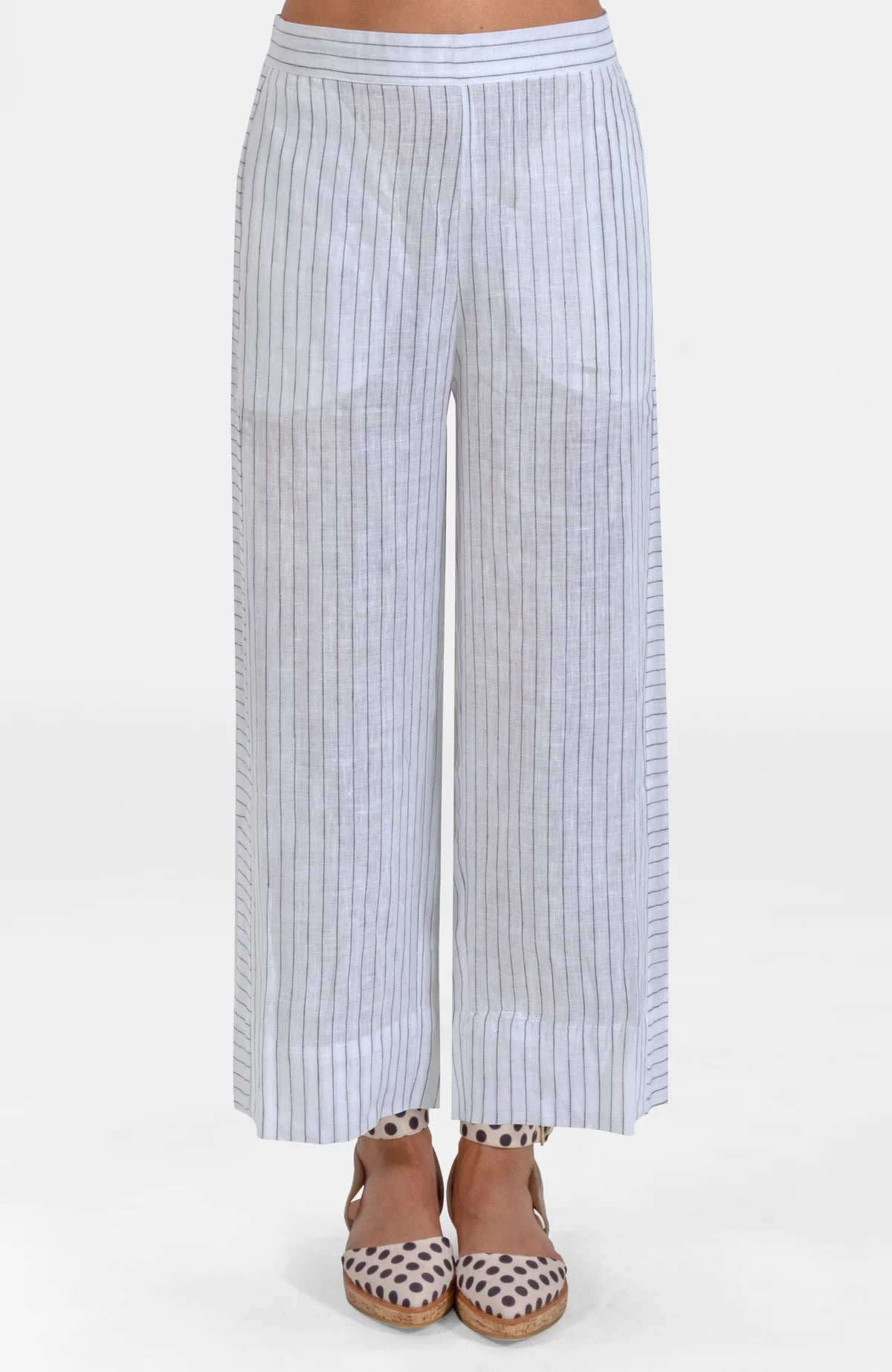Effortless Linen Pants - Stripe It