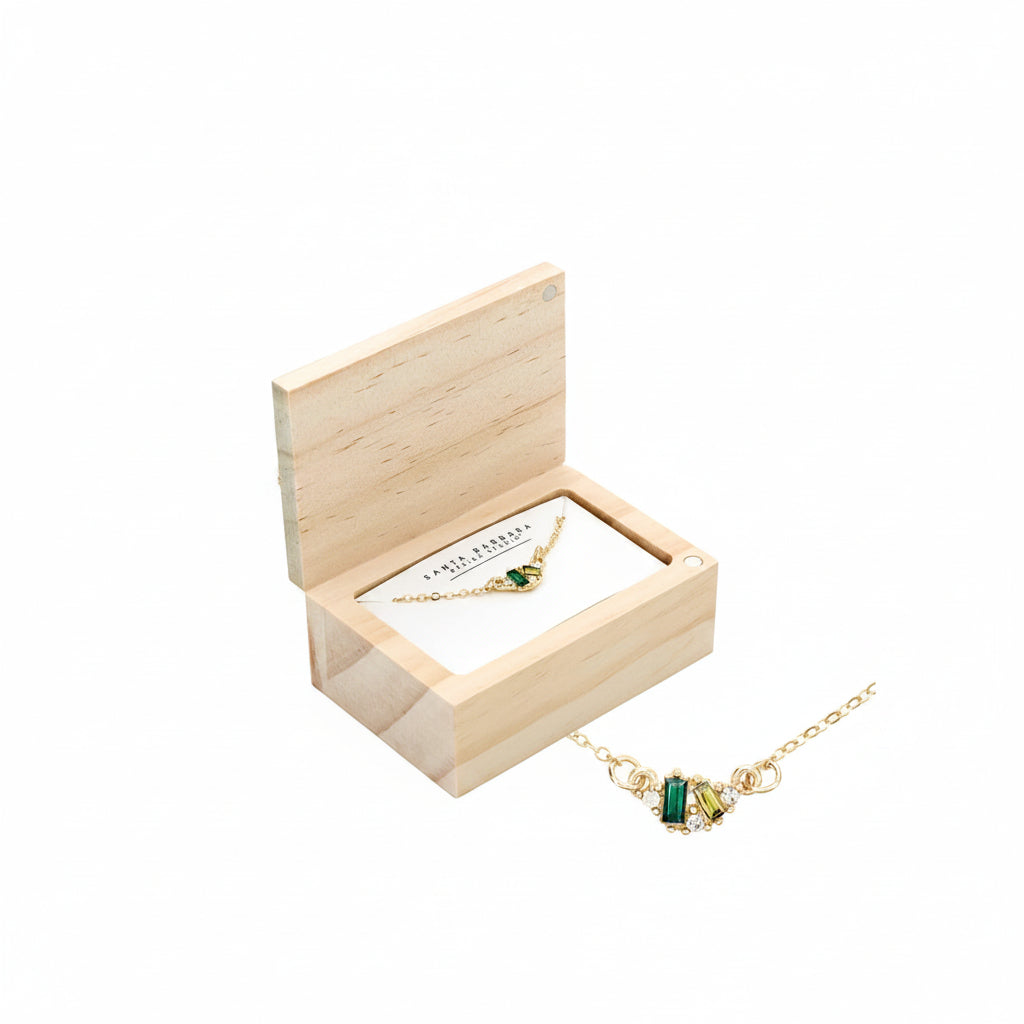 CRYSTAL NECKLACE GRN AMAZING INNER