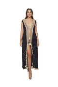 BLACK DUSTER DRESS