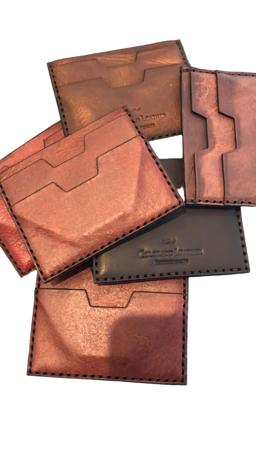 LEATHER CARD HOLDER - Sax Style