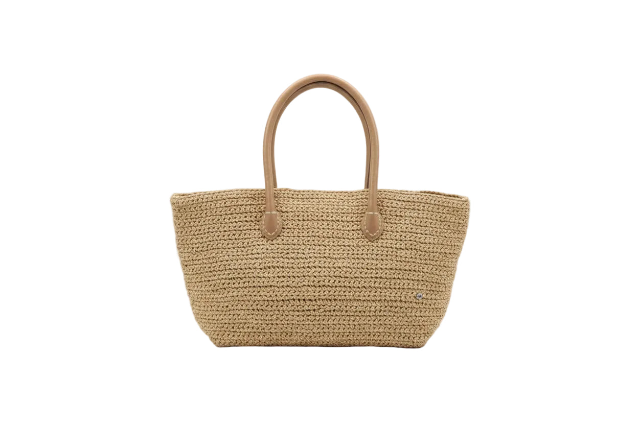 CROCHET RAFFIA TOTE