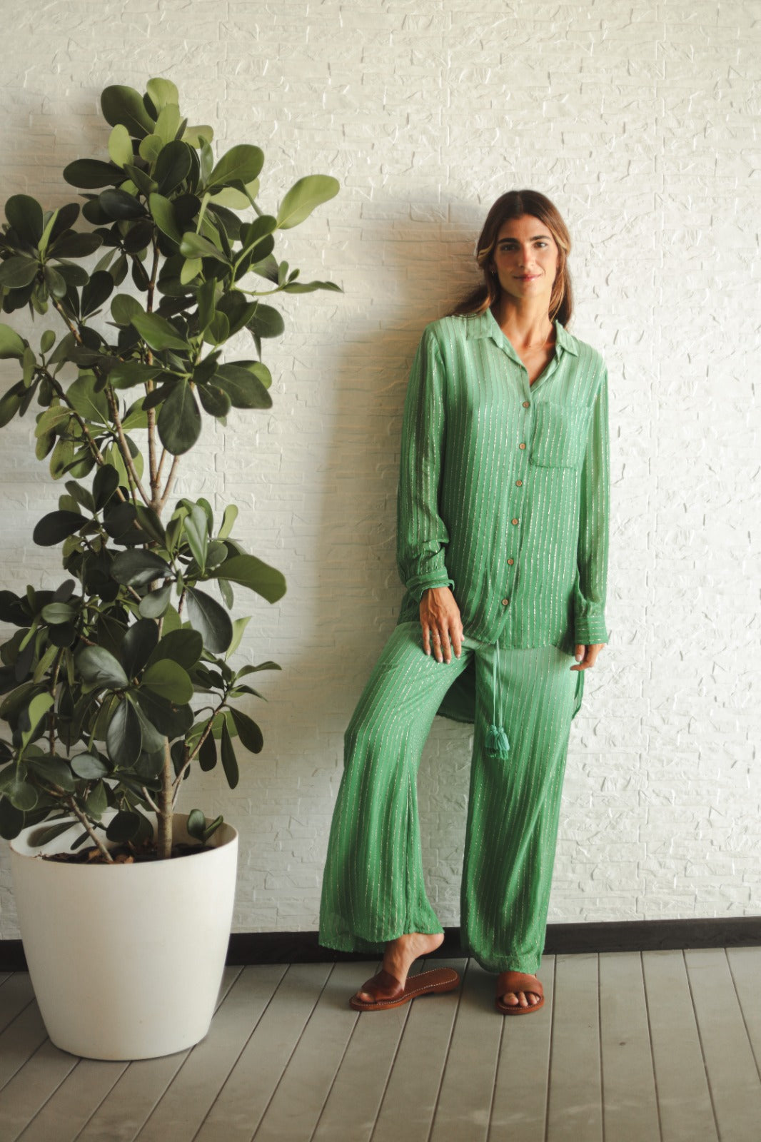 LIME PANTS