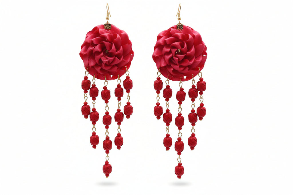 ROSE WATERFALL EARRINGS