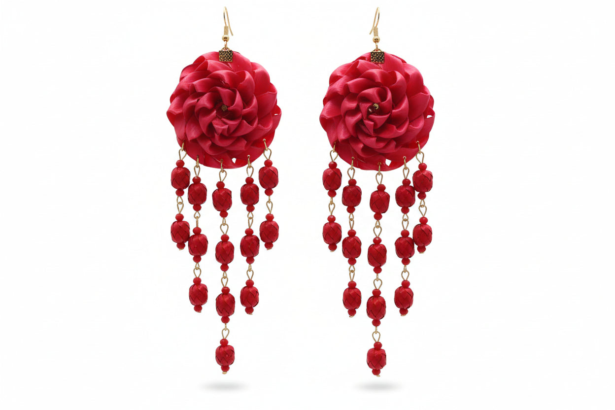 ROSE WATERFALL EARRINGS