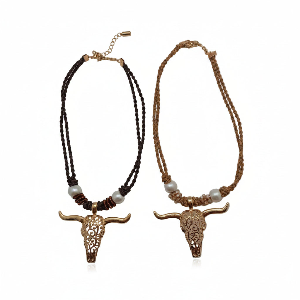 COW HEAD NECKLACE