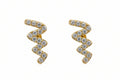 LIGHTNING EARRINGS WITH A TOUCH OF BRIGHTNESS - Sax Style