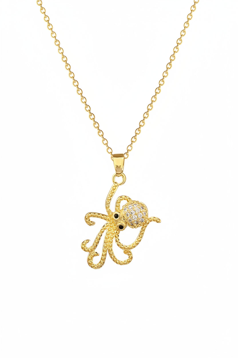 ELEGANT SEA OCTOPUS NECKLACE