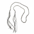 BOHO GRAY PEARL NECKLACE