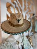 TORO VERDE, PIEL VIBORA HAT