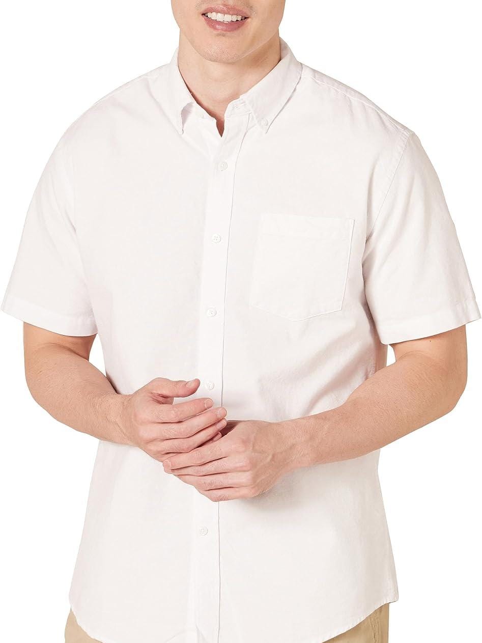 PIGMENT WASHED LINEN SHIRT - Sax Style
