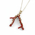 CORAL RED NECKLACE
