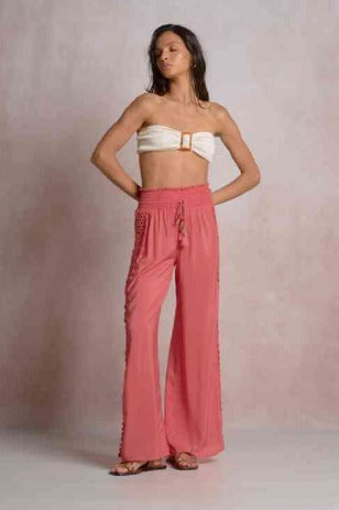 PANTS ELASTIC PINK BRIGHT