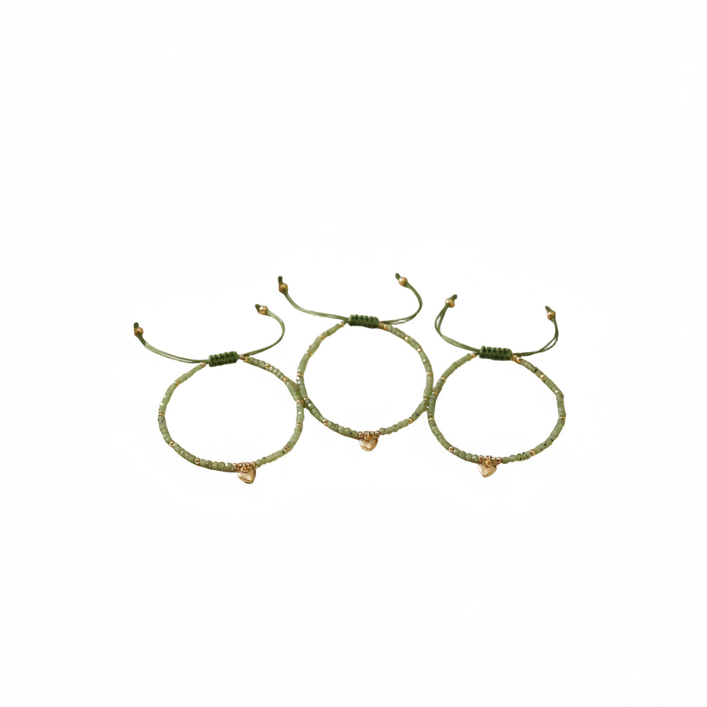 CANADIAN JADE NATURAL STONE BRACELET - Sax Style