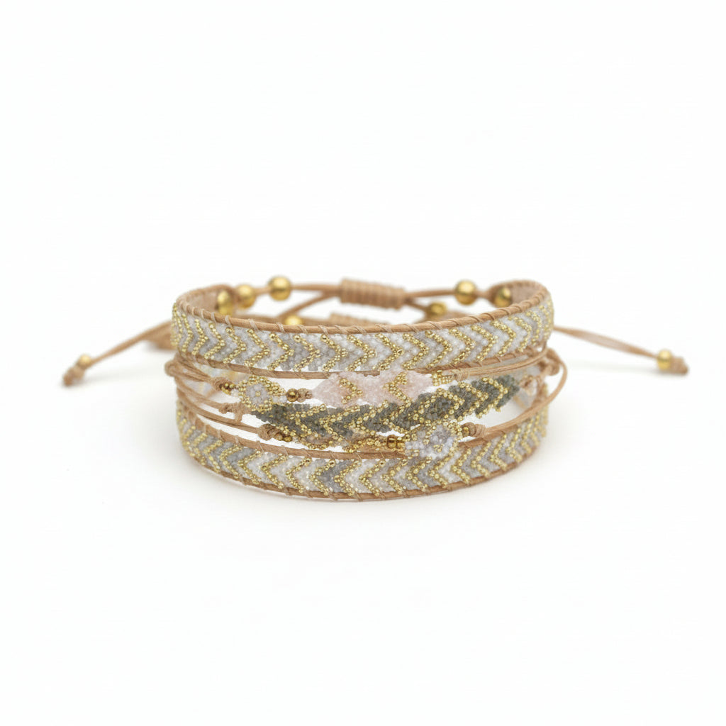 WOVEN ILLUSION BRACELET - Sax Style