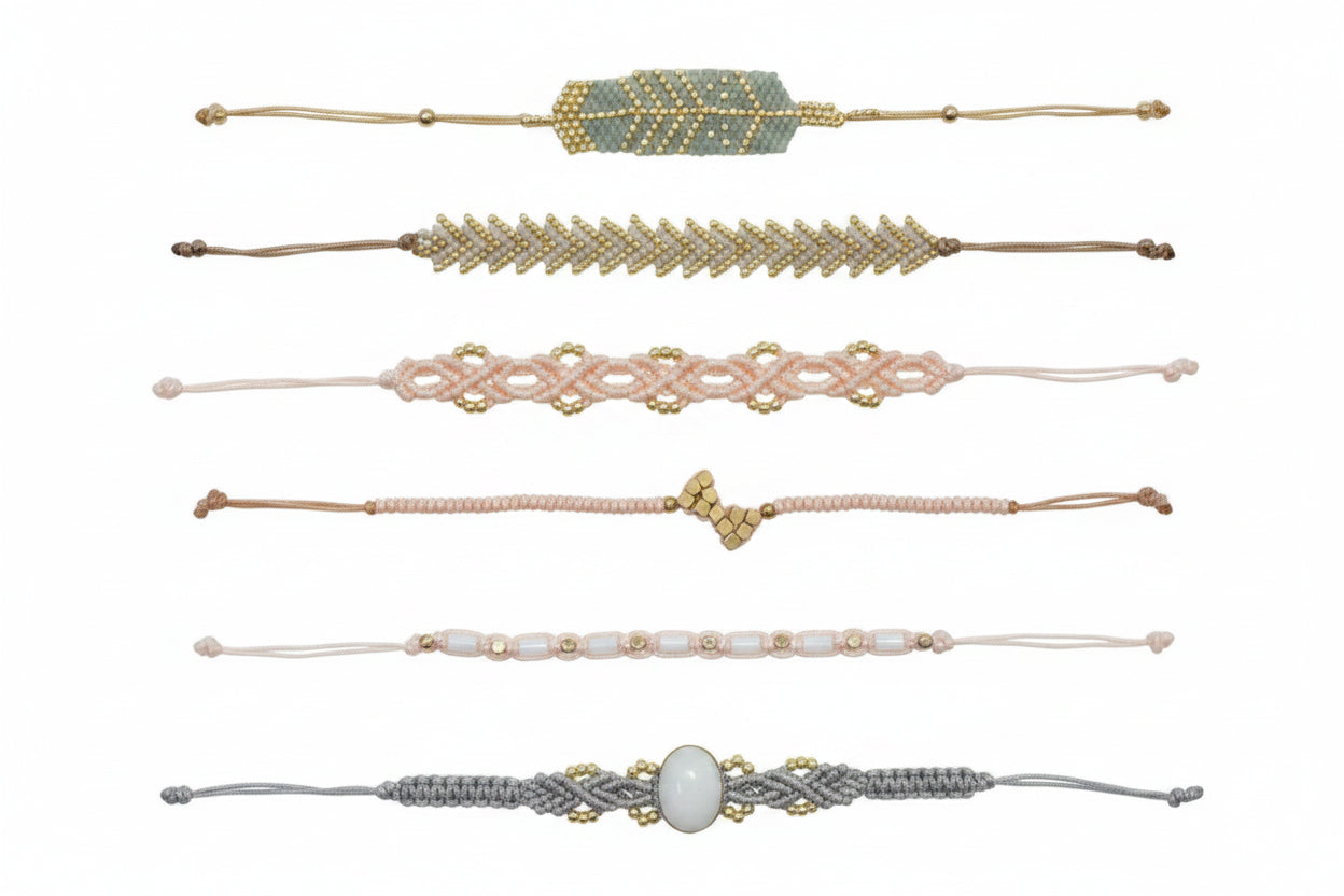 WOVEN BRACELET FEM - Sax Style