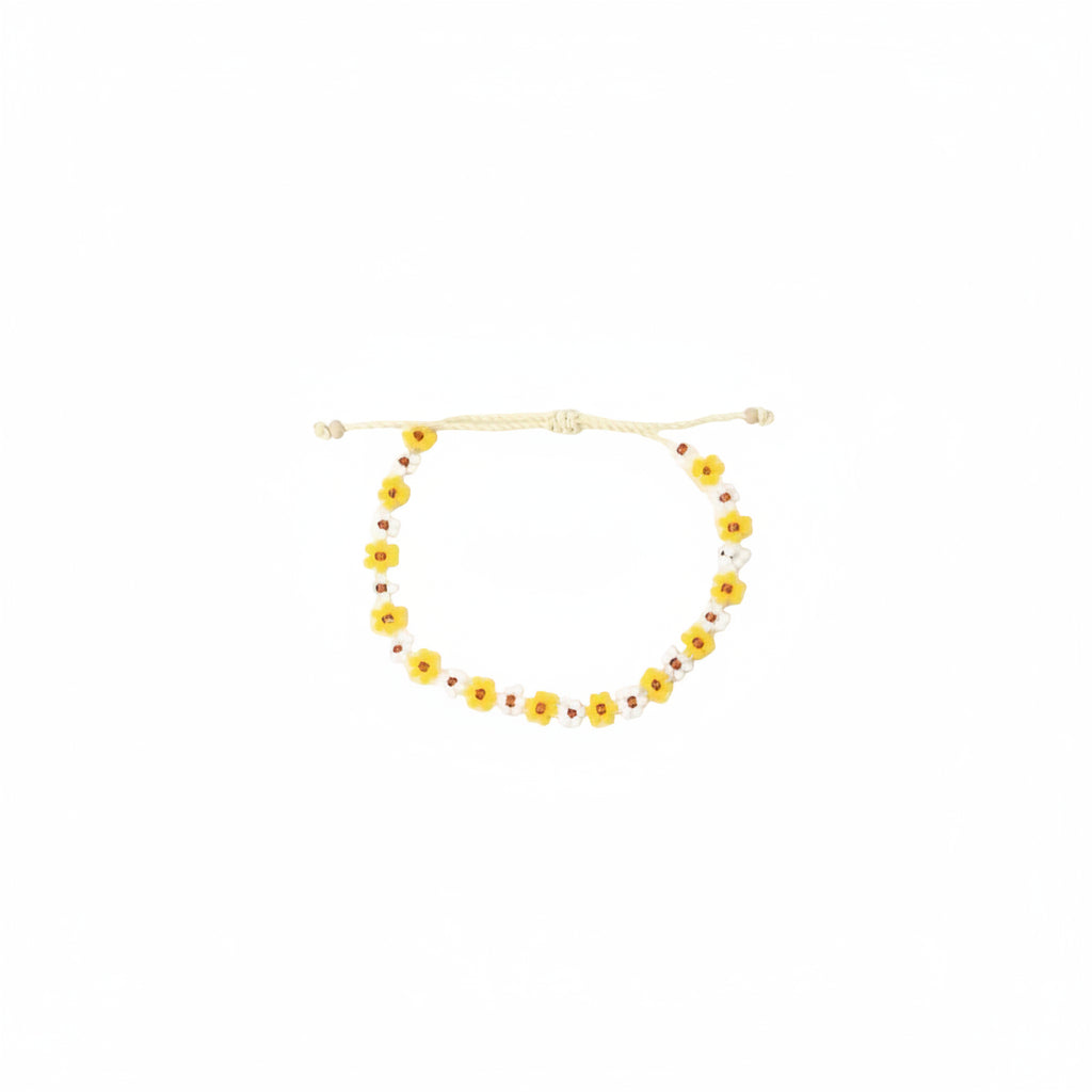 Kelopak Daisy Chain Beaded Bracelet - Sax Style