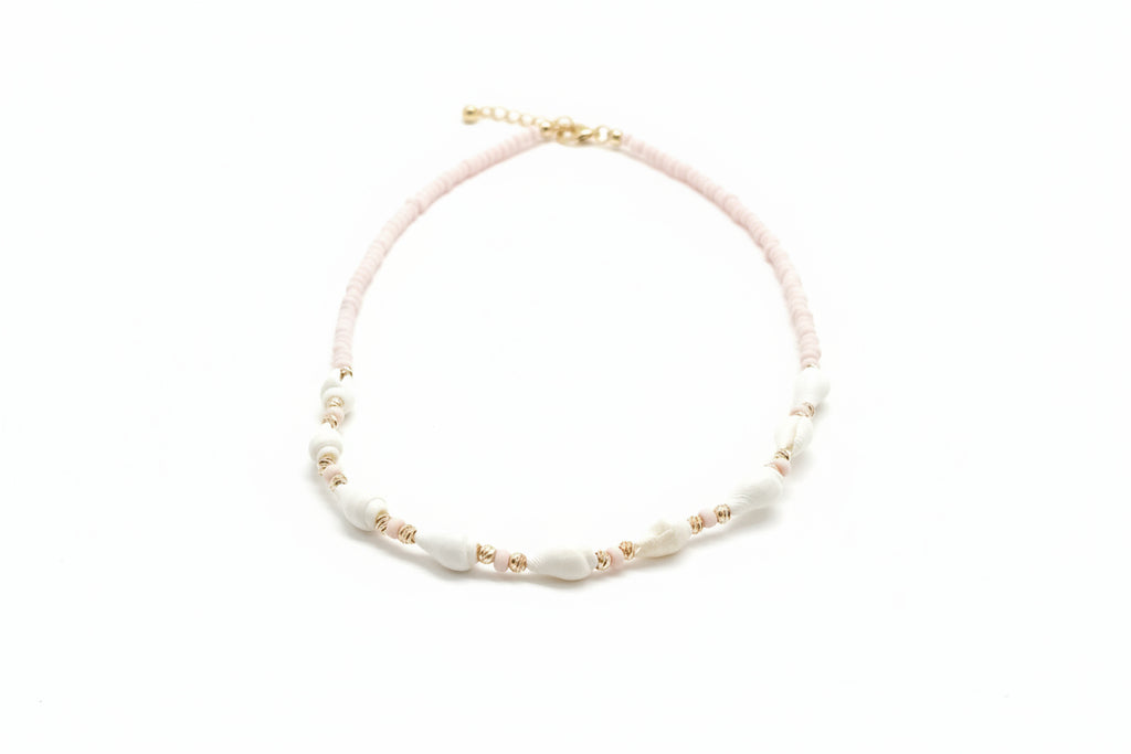 SHELL AND PEARL NECKLACE