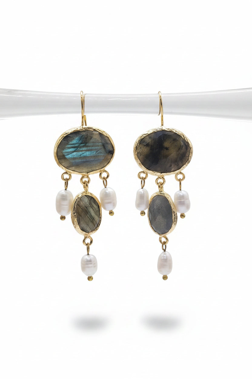 MINERAL HEARTBEAT EARRINGS