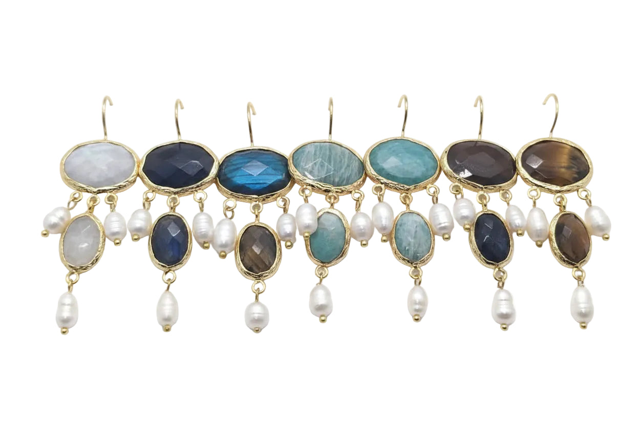 MINERAL HEARTBEAT EARRINGS