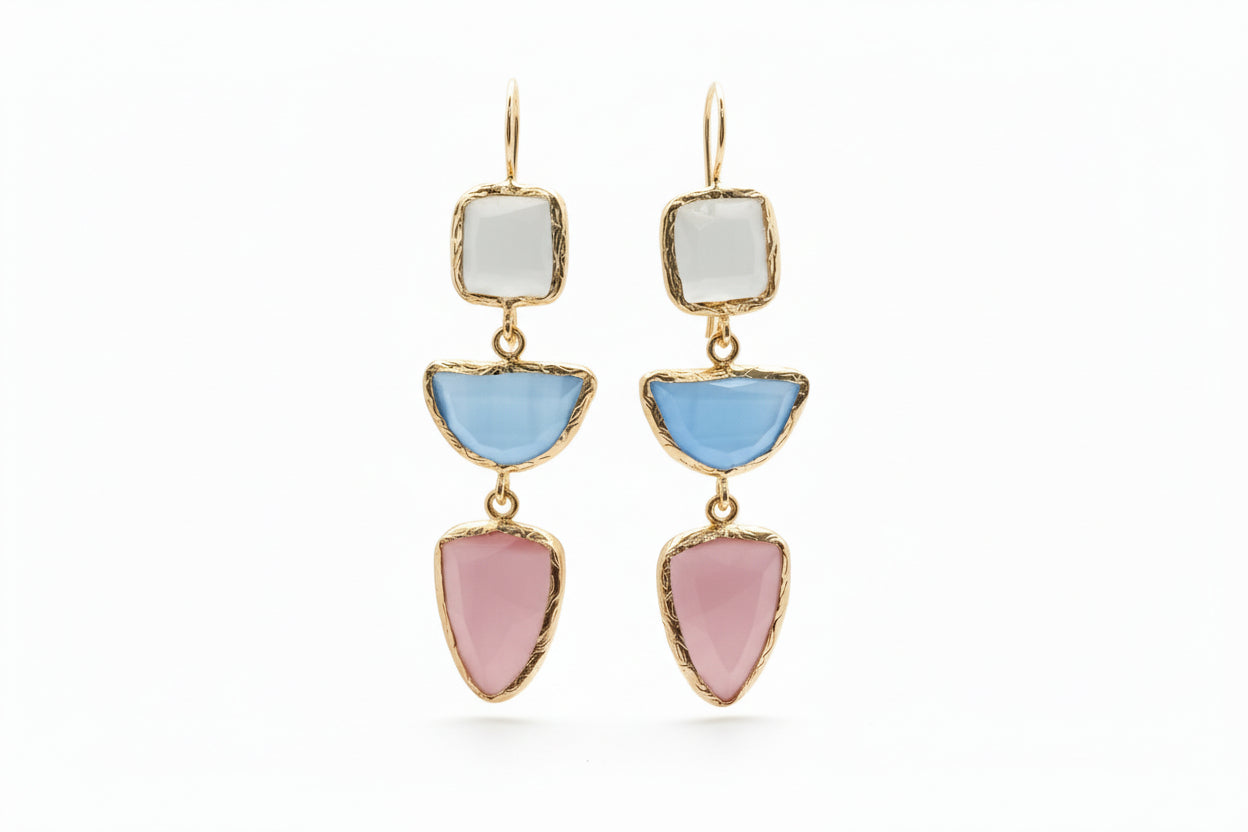 DIVINE SPARKLE SHINNY  EARRINGS