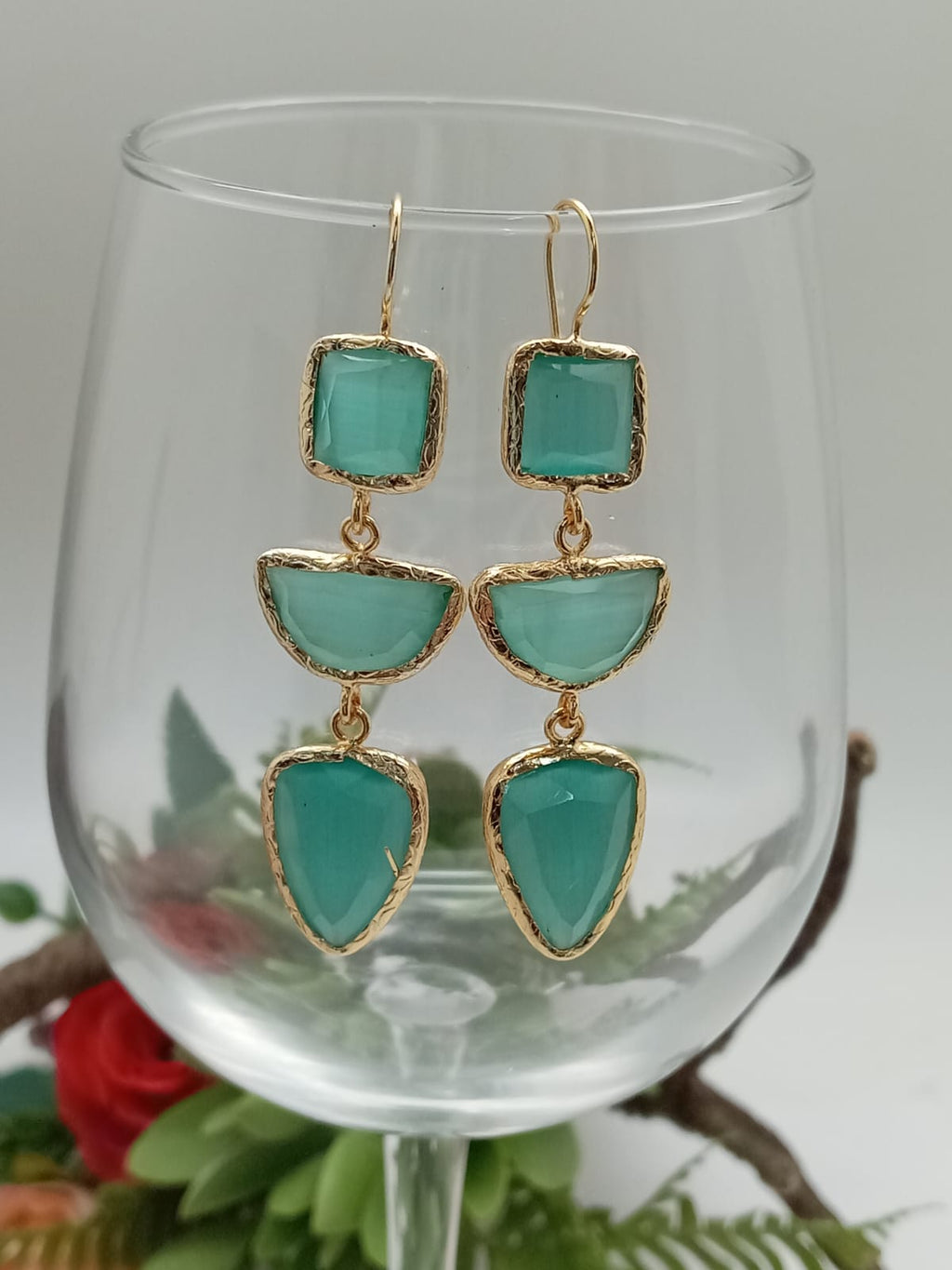 DIVINE SPARKLE SHINNY  EARRINGS