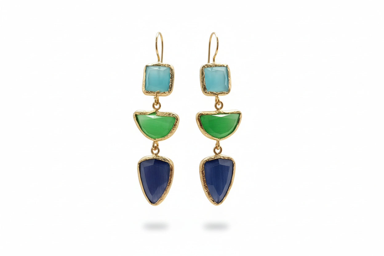 DIVINE SPARKLE SHINNY  EARRINGS
