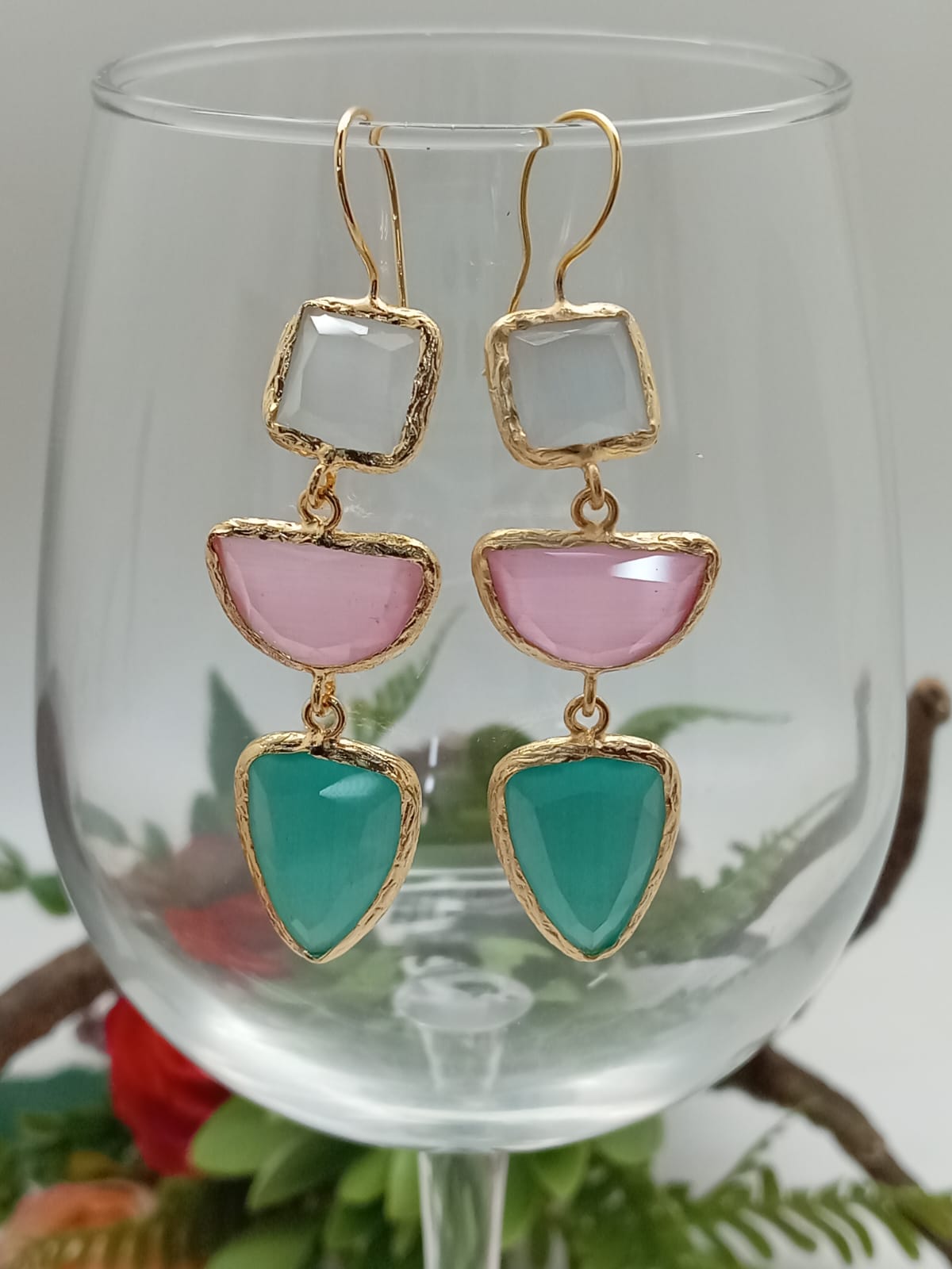 DIVINE SPARKLE SHINNY  EARRINGS