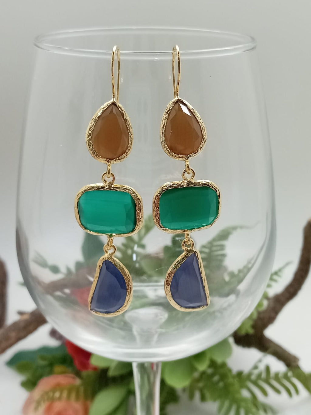 DIVINE SPARKLE SHINNY  EARRINGS