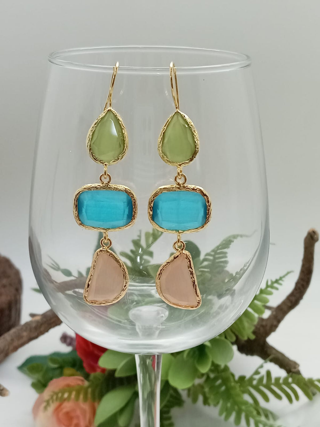 DIVINE SPARKLE SHINNY  EARRINGS