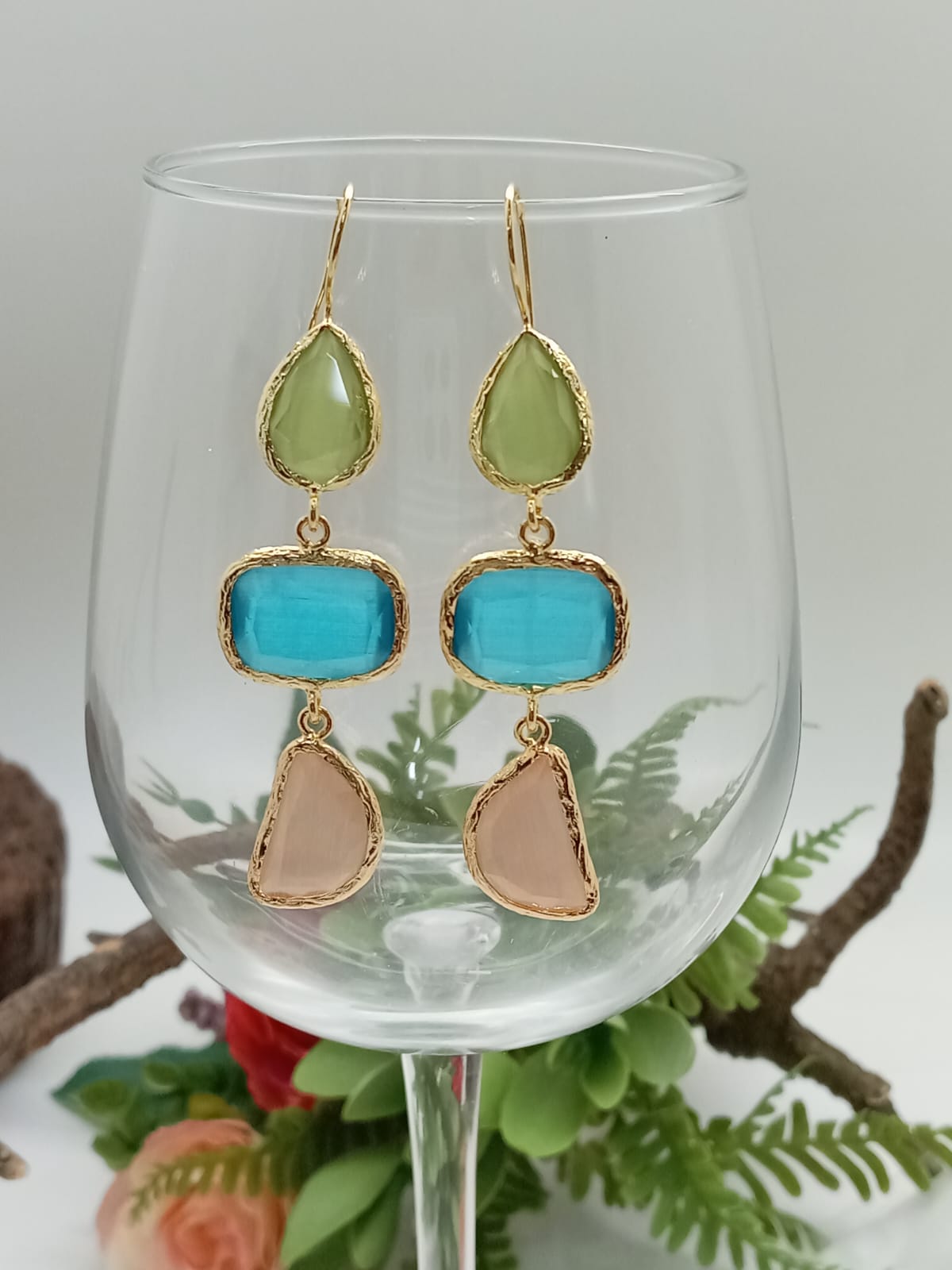 DIVINE SPARKLE SHINNY  EARRINGS