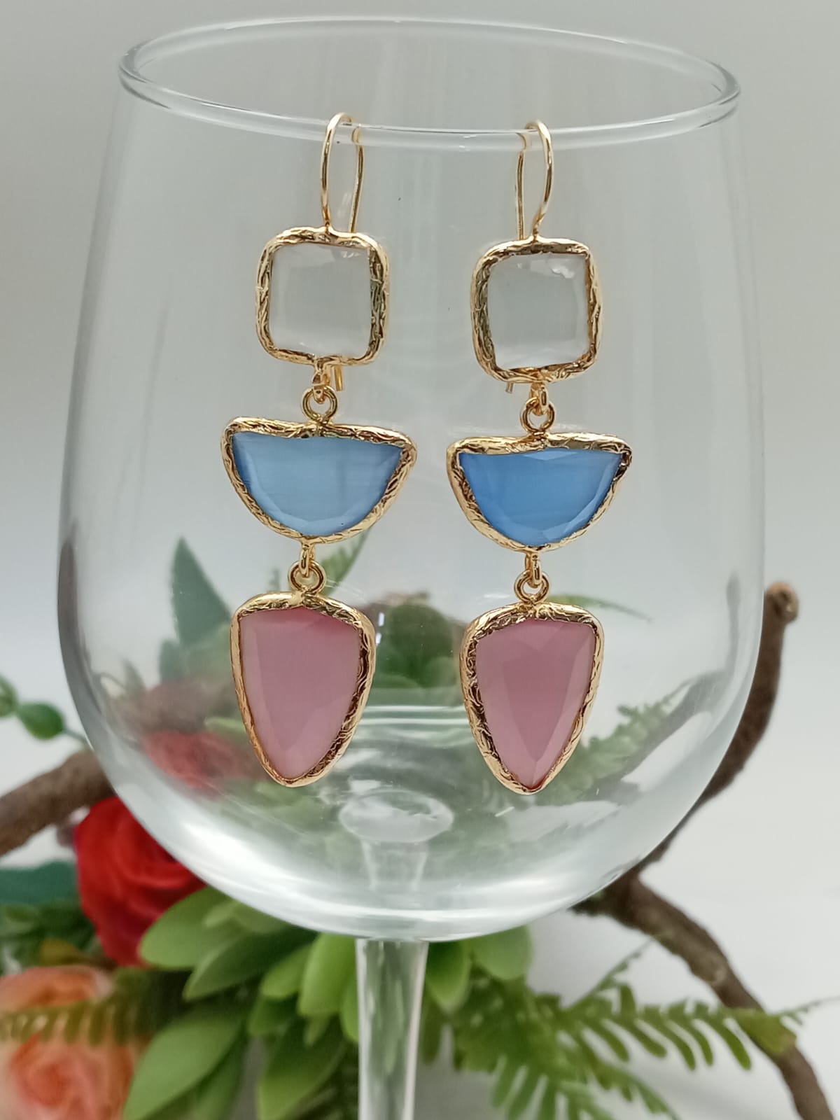 DIVINE SPARKLE SHINNY  EARRINGS