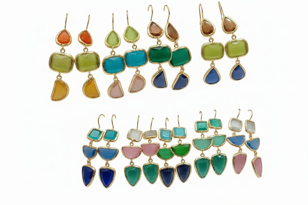 DIVINE SPARKLE SHINNY  EARRINGS