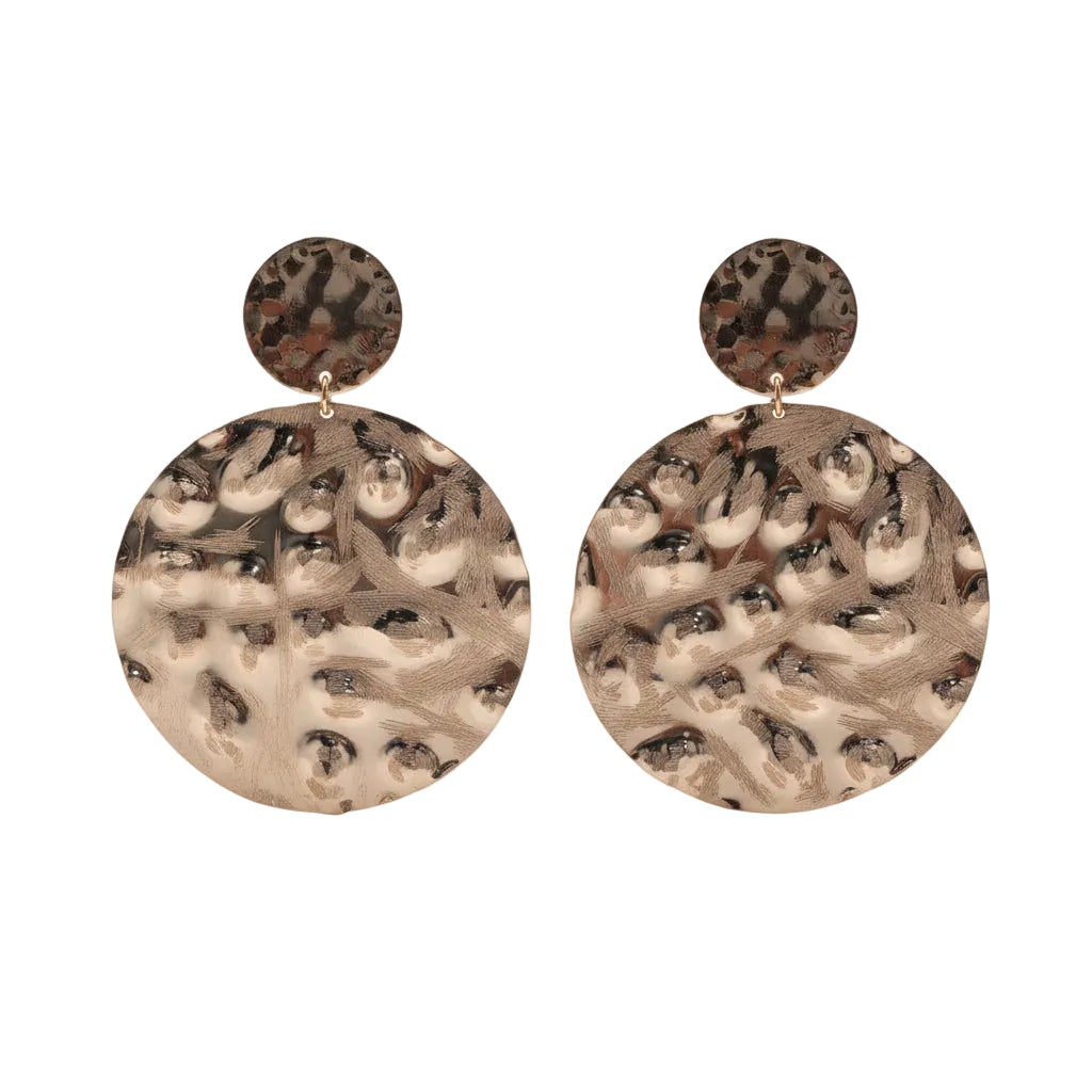 EARRINGS MOON GOLDEN