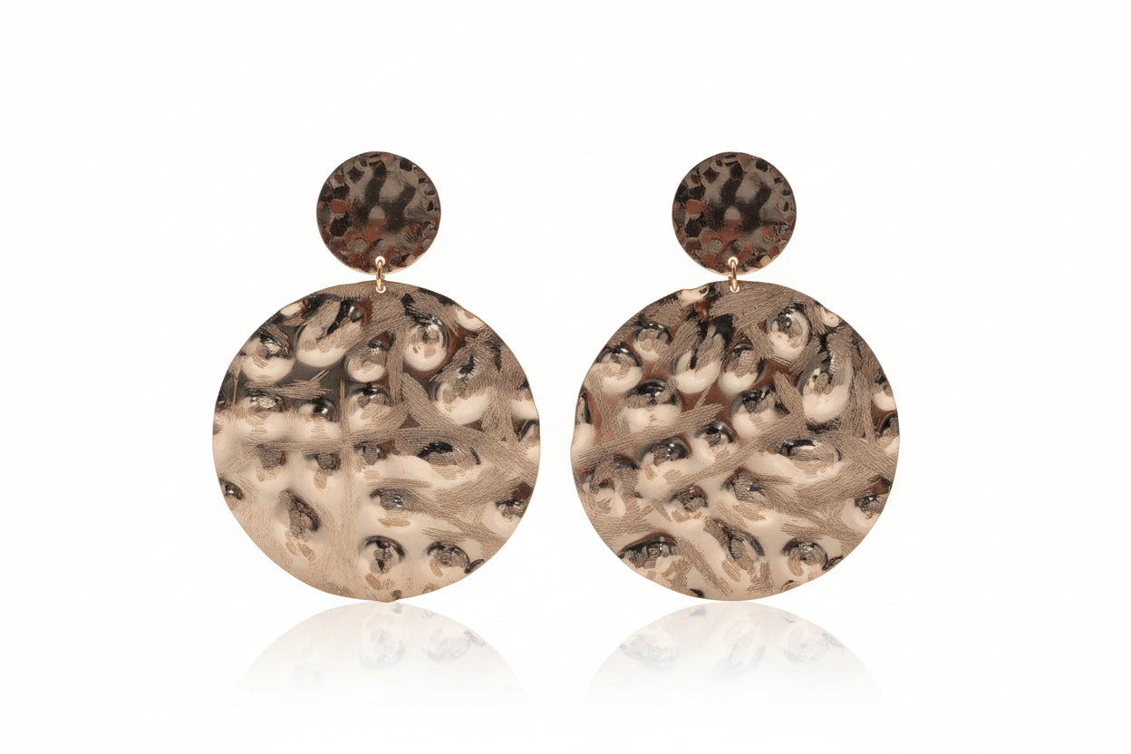 EARRINGS MOON GOLDEN