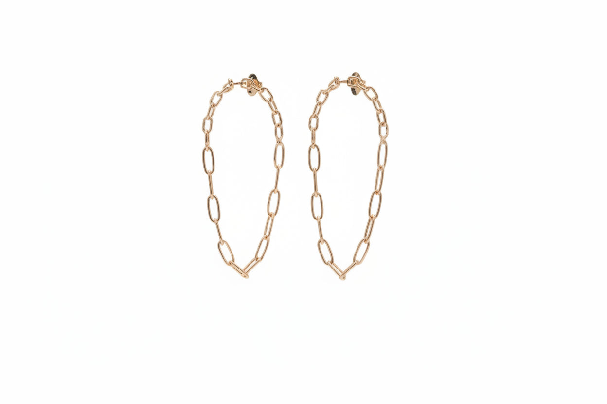 EARRINGS CADENA DORADA