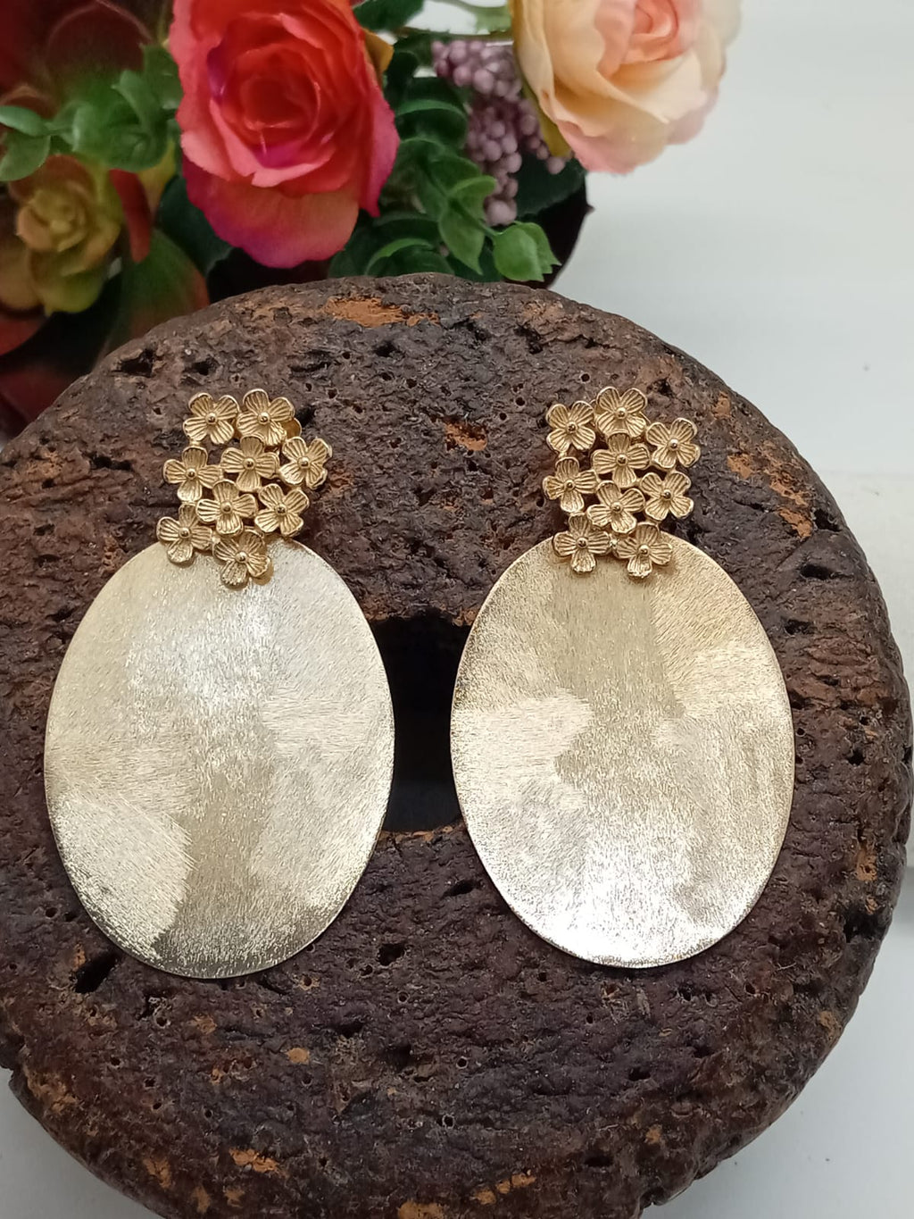 EARRING MIRROR GOLDEN