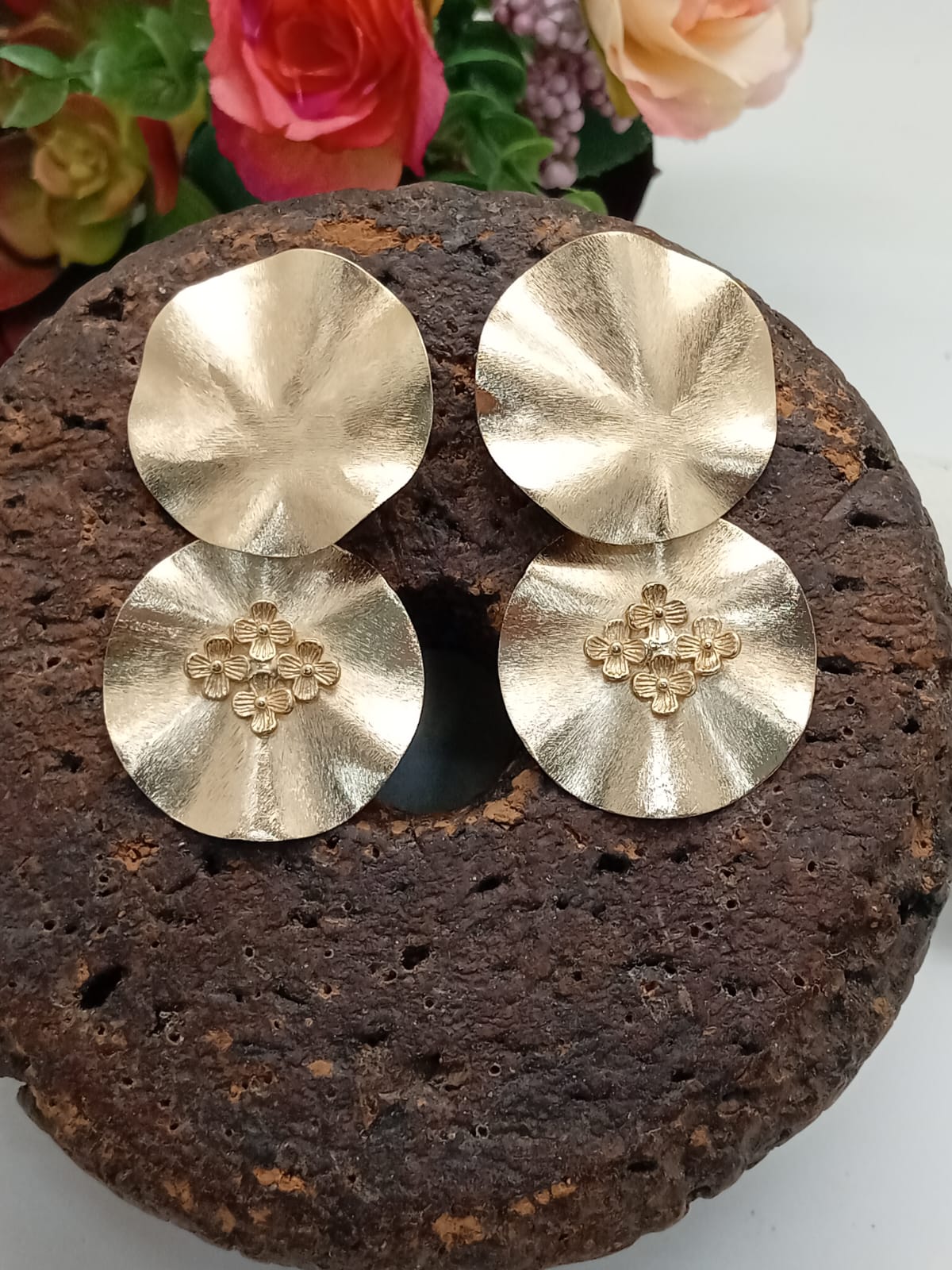EARRING GOLDEN CALIZ